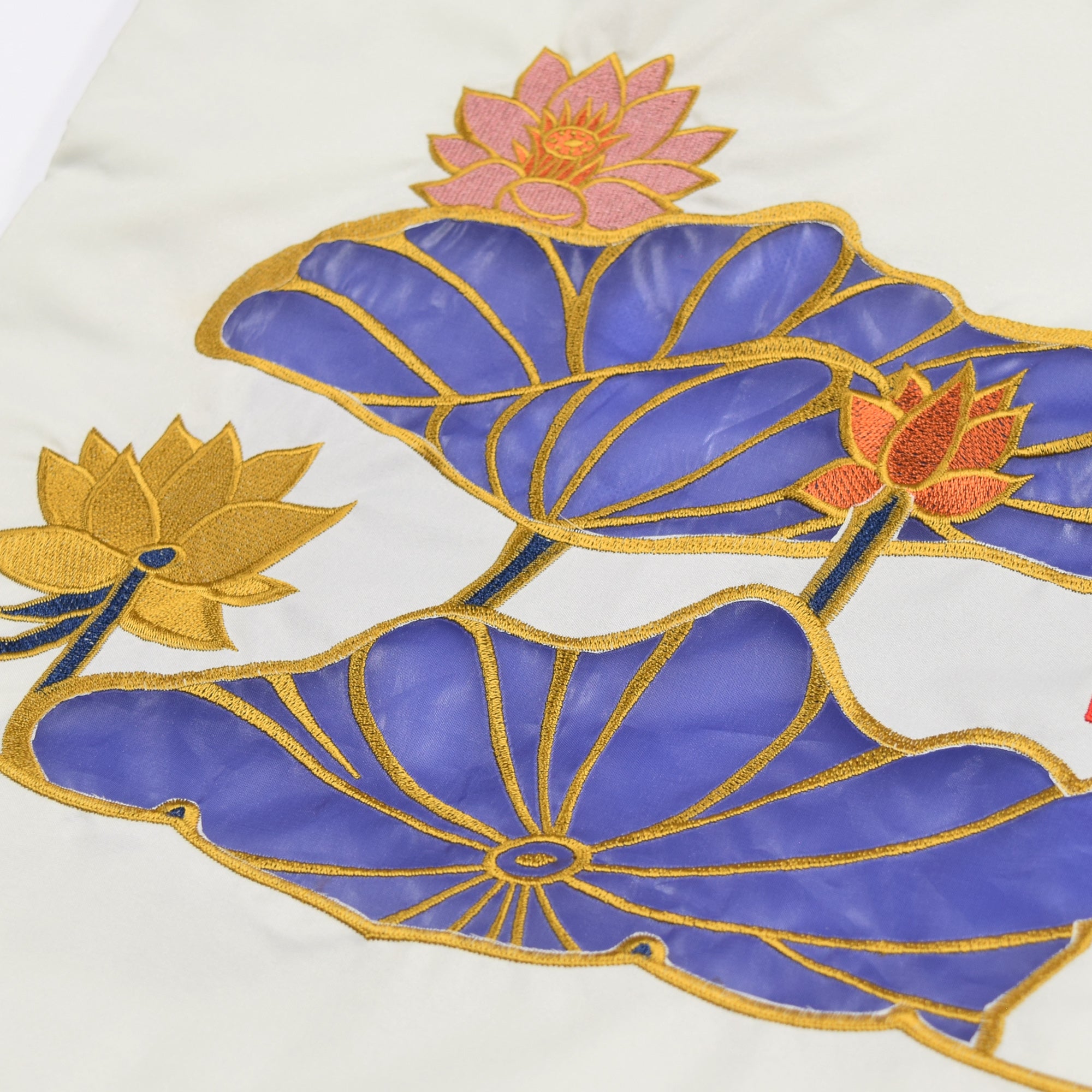 キーヤンカットワーク刺繍 防水・撥水トートバッグ/蓮花