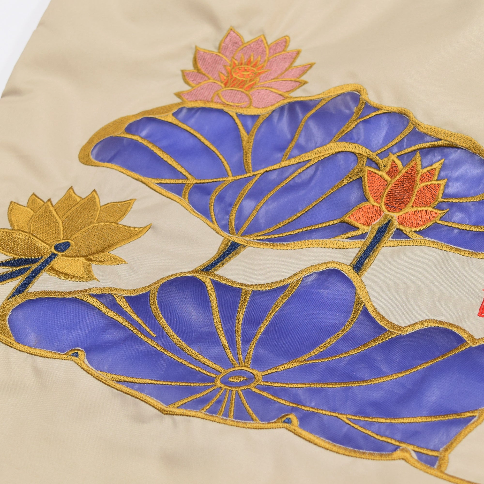 キーヤンカットワーク刺繍 防水・撥水トートバッグ/蓮花