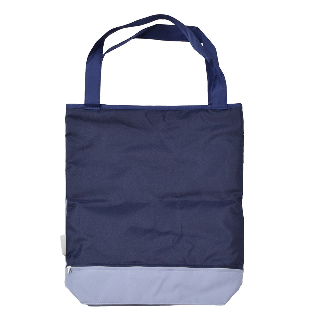 ハラミチヨ「鏡のぞきネコ」刺繍 防水・撥水トートバッグ