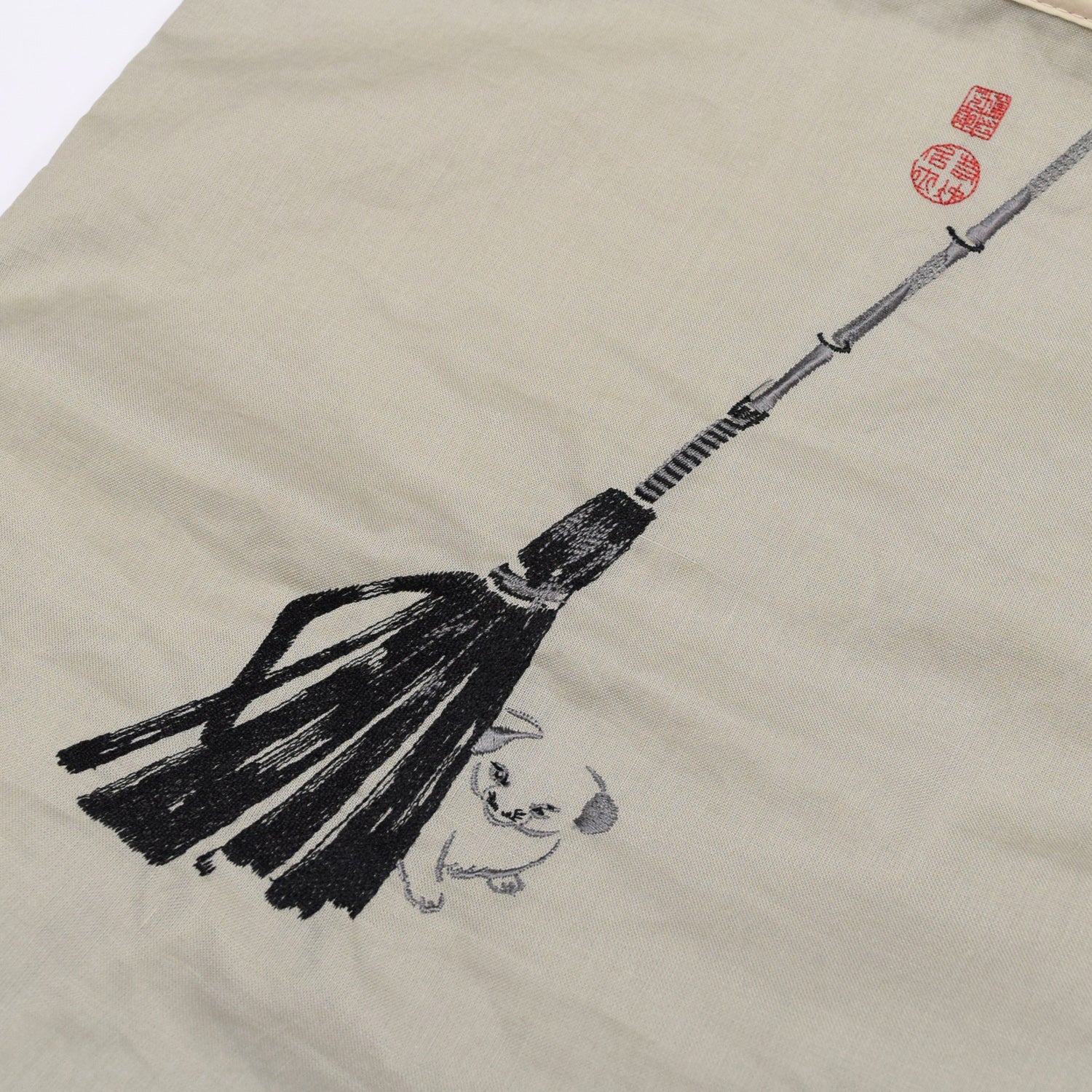 鳥獣戯画・伊藤若冲 刺繍 防水・撥水トートバッグ/伊藤若冲