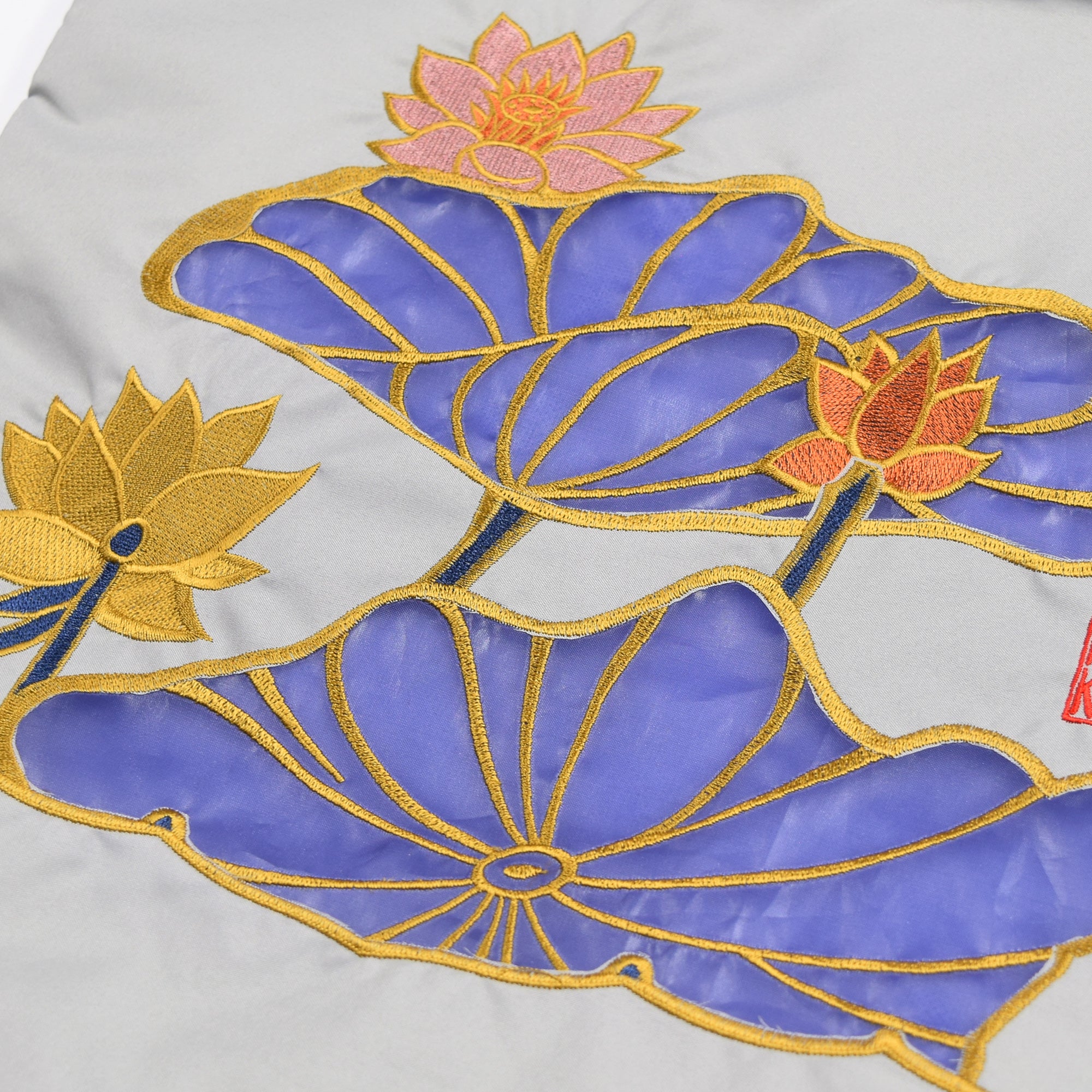 キーヤンカットワーク刺繍 防水・撥水トートバッグ/蓮花