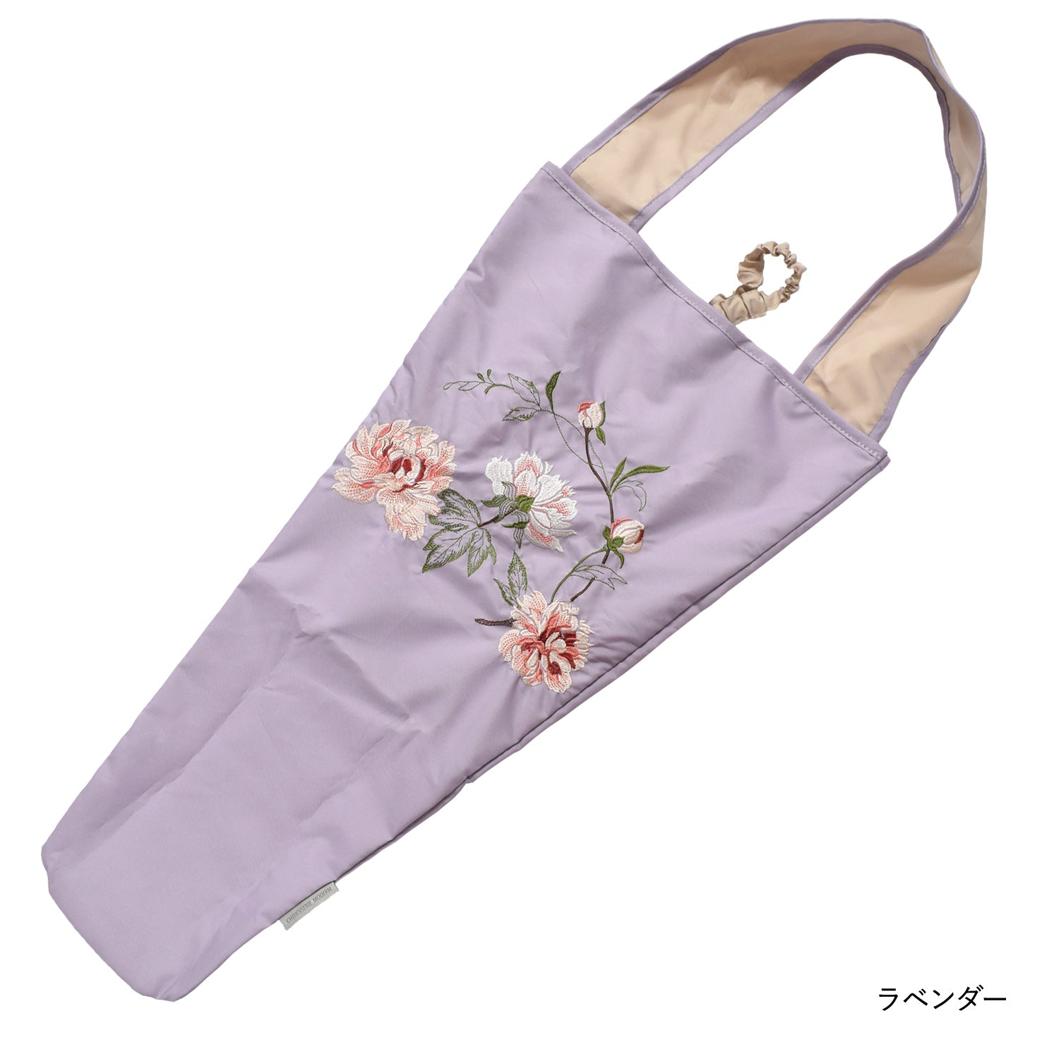 防撥水フラワートートバッグ 芍薬