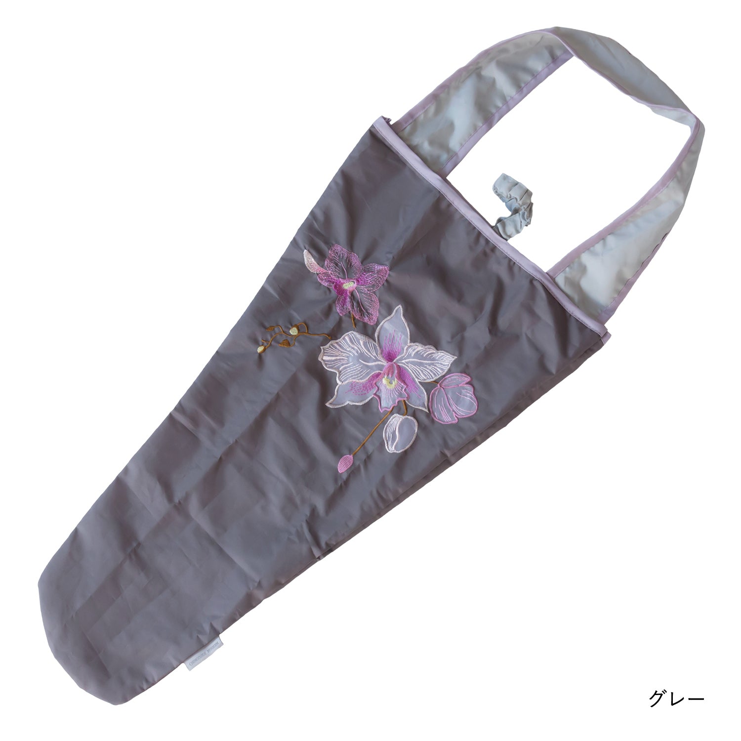 防撥水フラワートートバッグ 蘭花