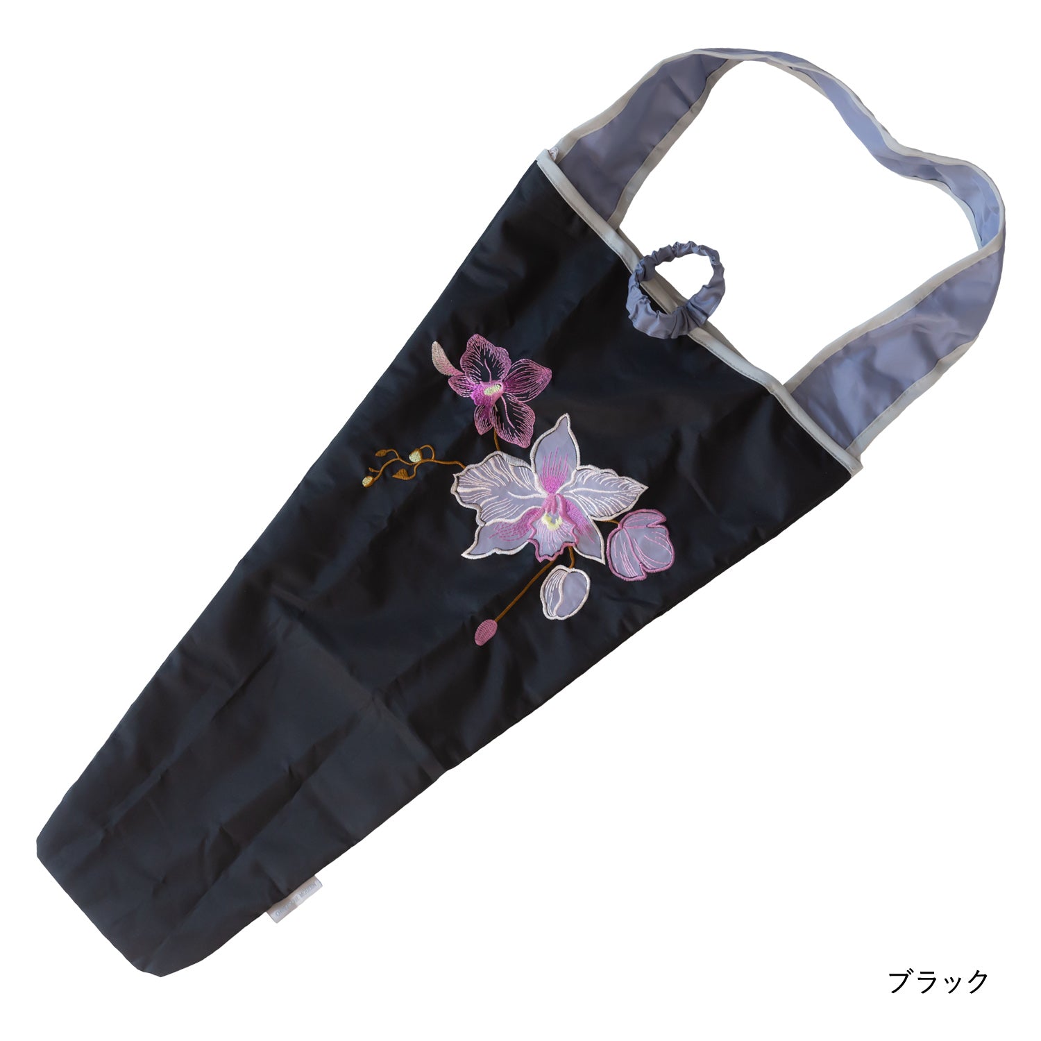 防撥水フラワートートバッグ 蘭花