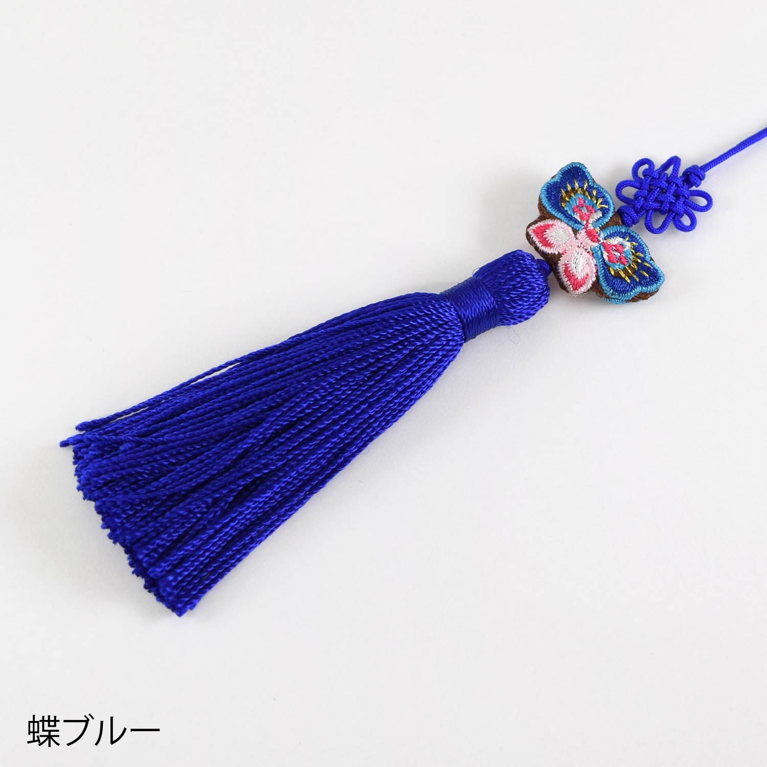 吉祥モチーフ刺繍 ロングタッセル