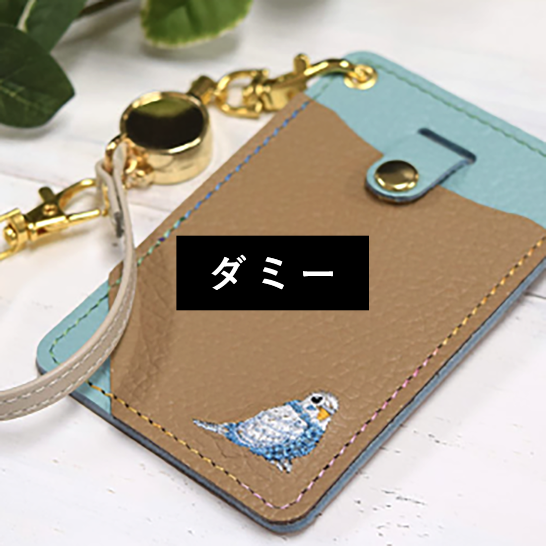 マーブル刺繍 かわず張りショート長日傘