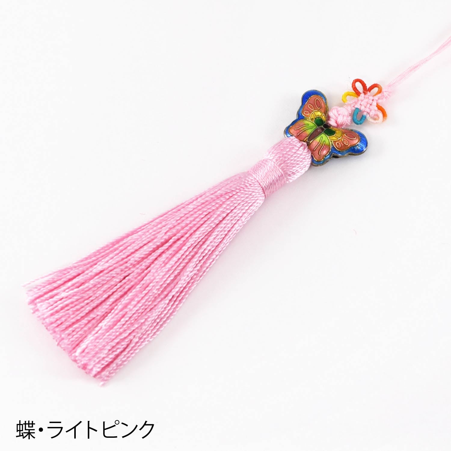 景泰藍モチーフ ロングタッセル