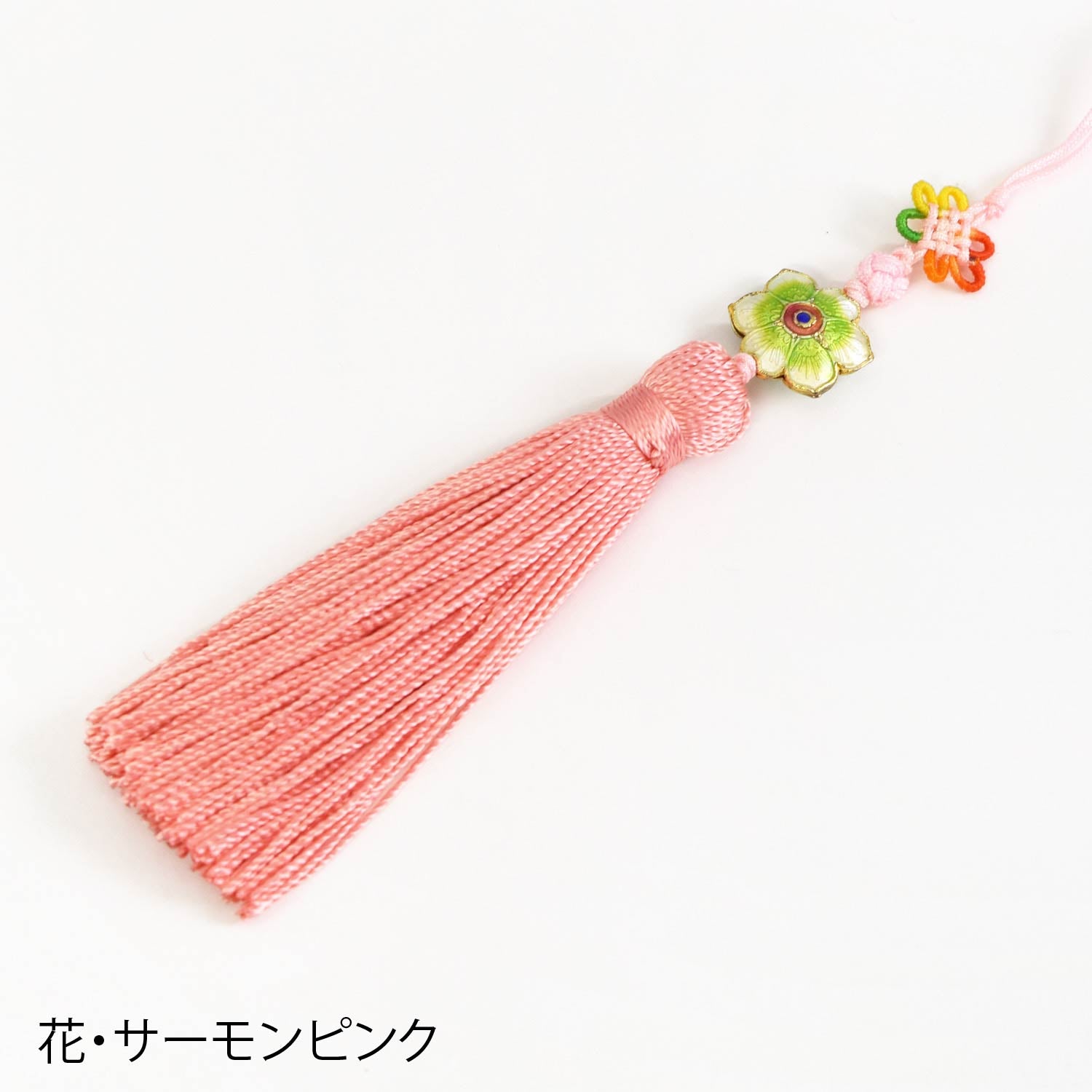 景泰藍モチーフ ロングタッセル