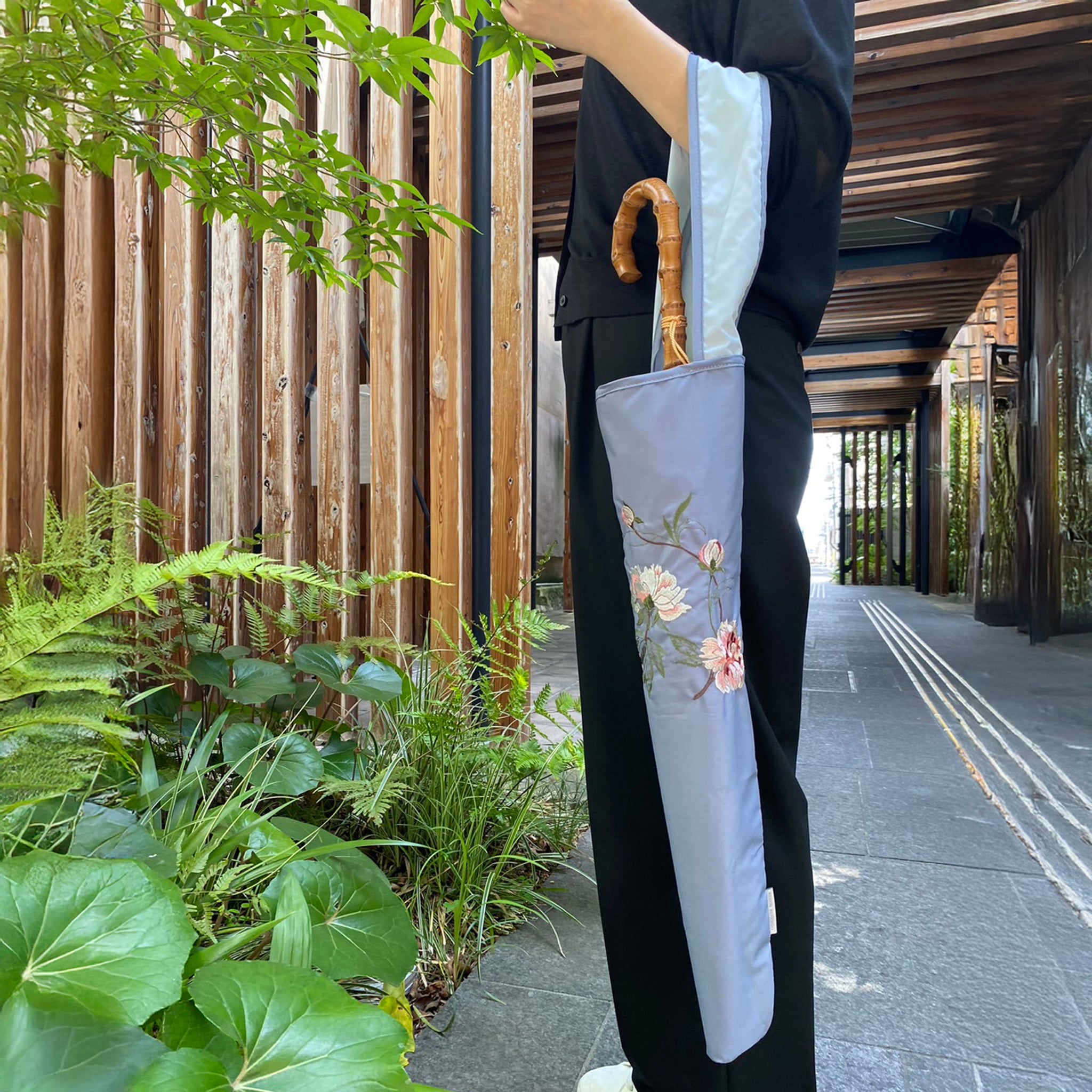 防撥水フラワートートバッグ 芍薬