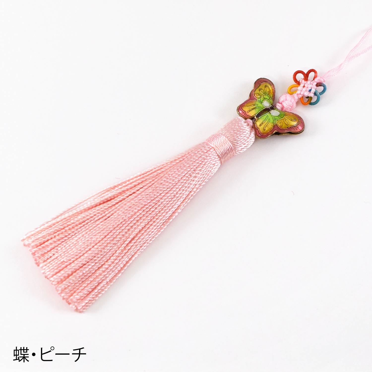 景泰藍モチーフ ロングタッセル