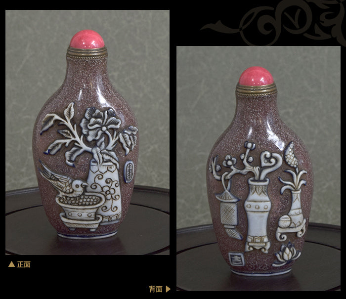 シノワズリーな花瓶の数々 鼻煙壺211017