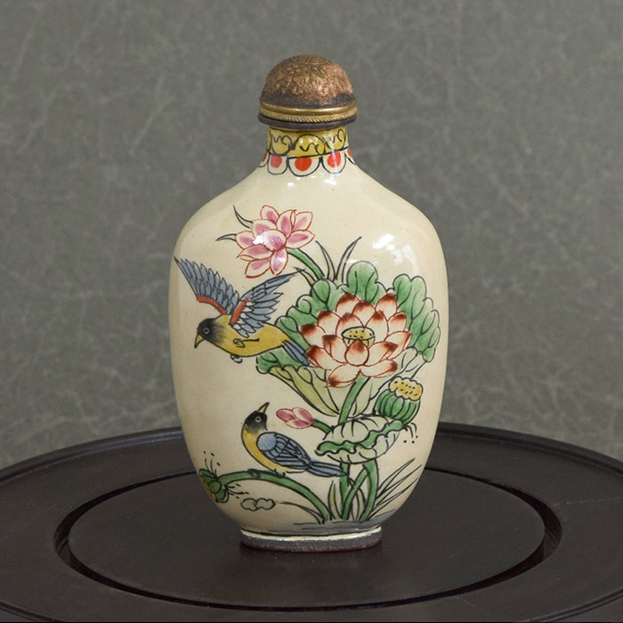 美しい花鳥画の世界 鼻煙壺211024