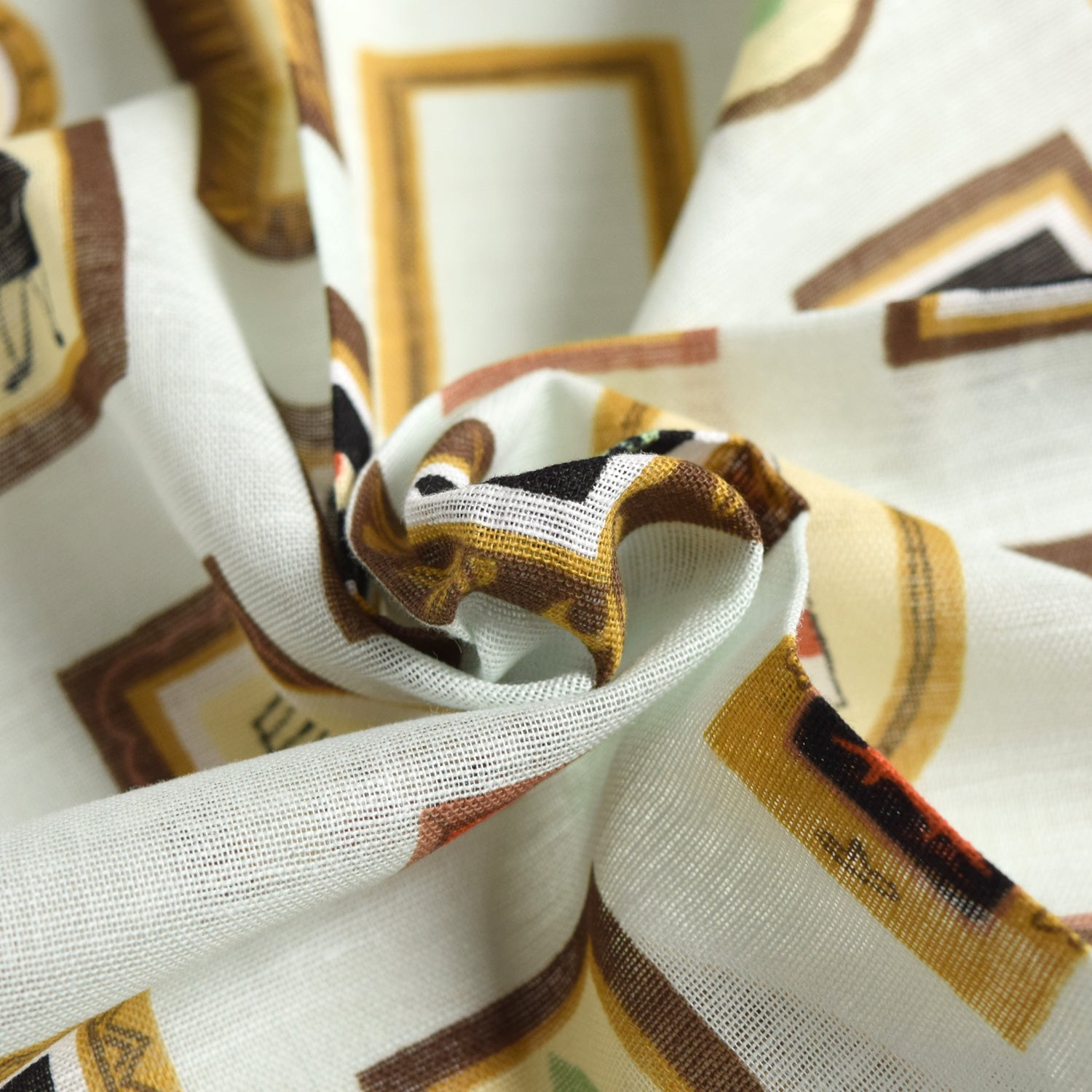 Made in KYOTO マツモトヨーコ イラストプリント ハンカチ