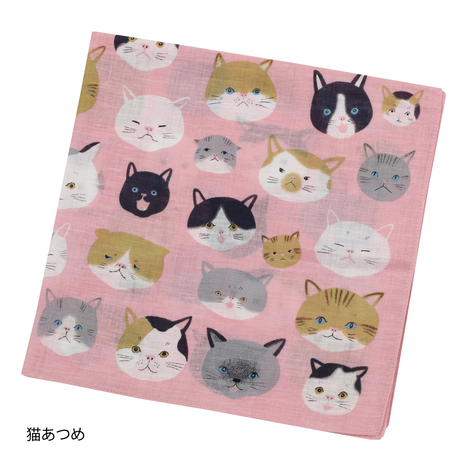 Made in KYOTO マツモトヨーコ イラストプリント ハンカチ