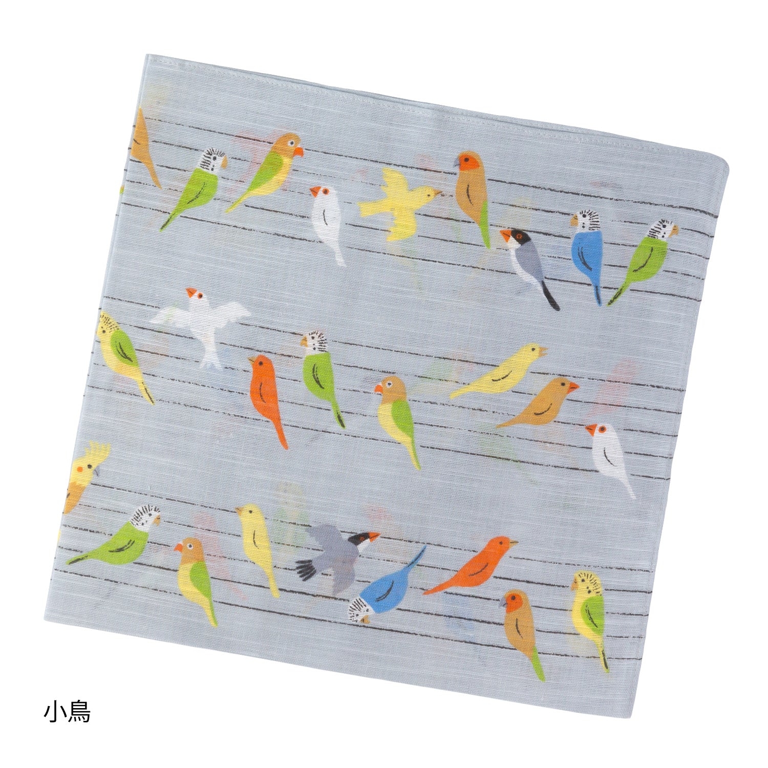 Made in KYOTO マツモトヨーコ イラストプリント ハンカチ