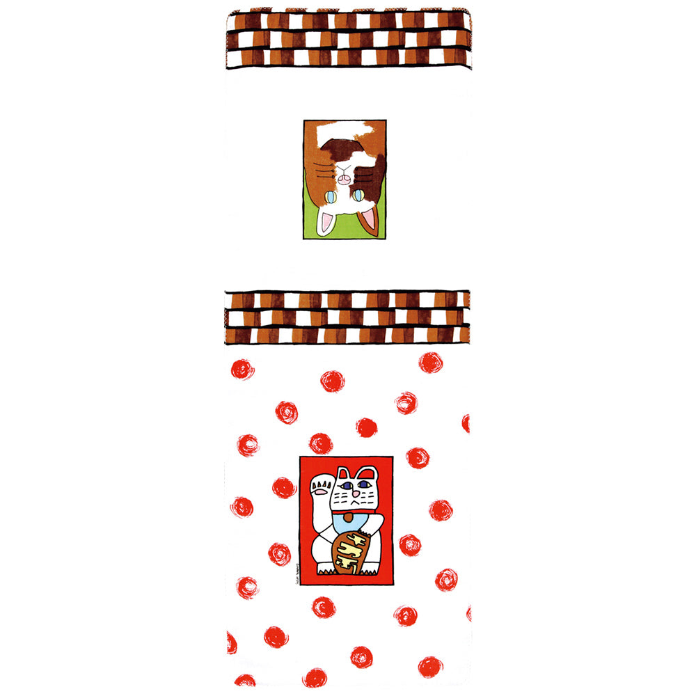 Made in KYOTO 作家デザイン 猫手ぬぐい