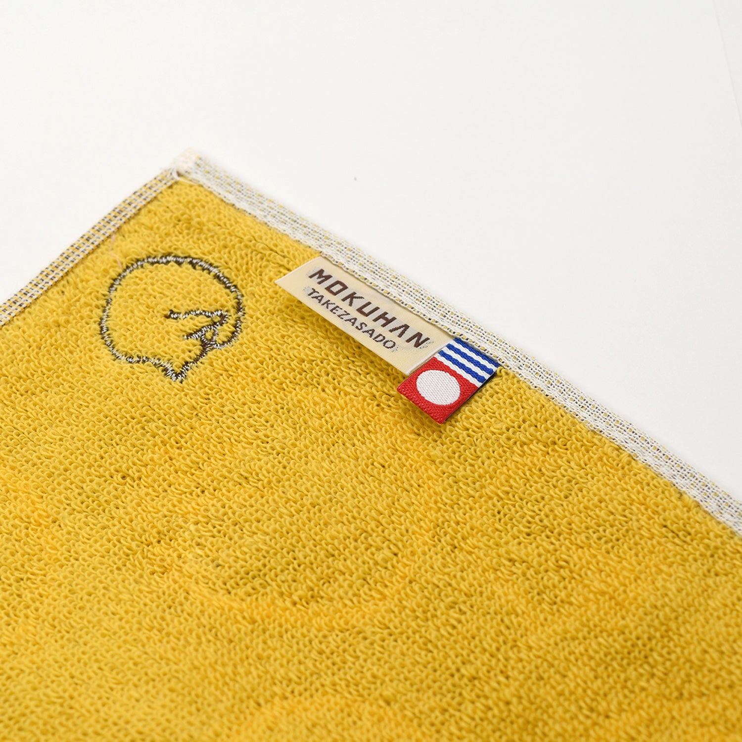 猫パターン 刺繍ガーゼパイルタオル