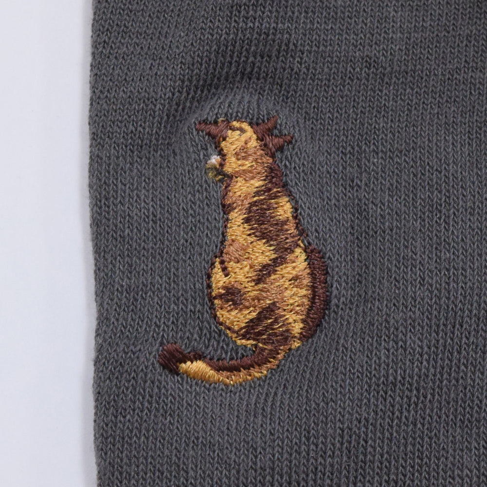 肉球デザイン＆ネコ刺繍 UVカットロンググローブ（手袋）