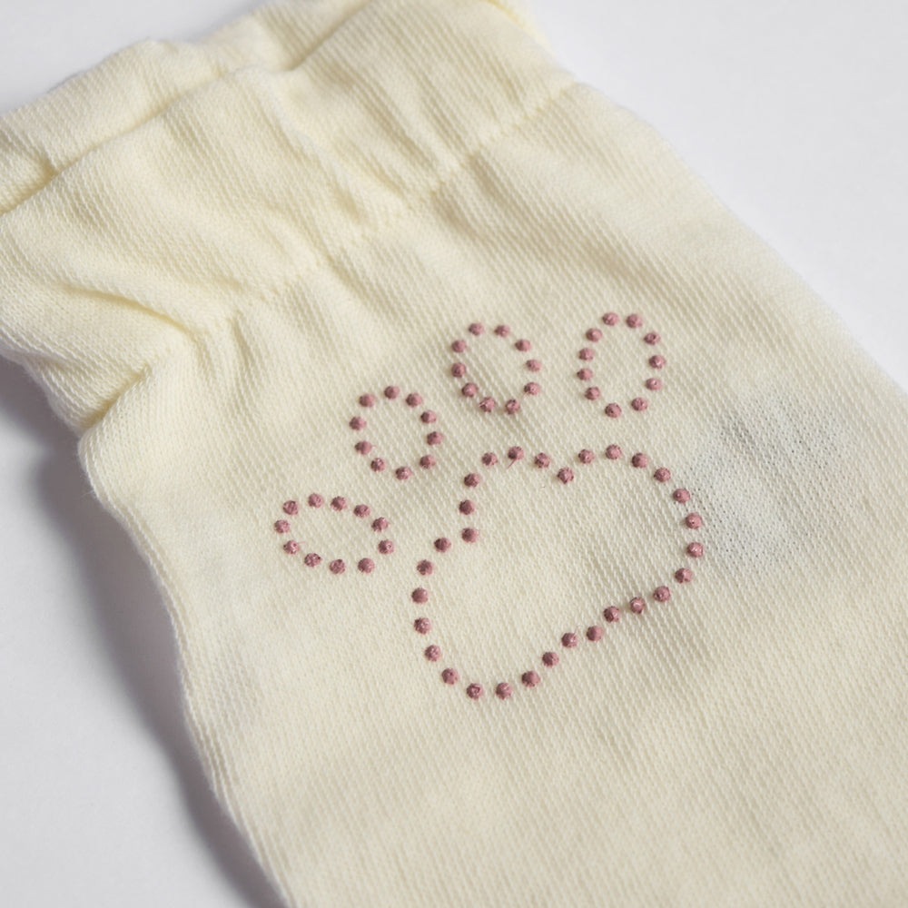肉球デザイン＆ネコ刺繍 UVカットロンググローブ（手袋）