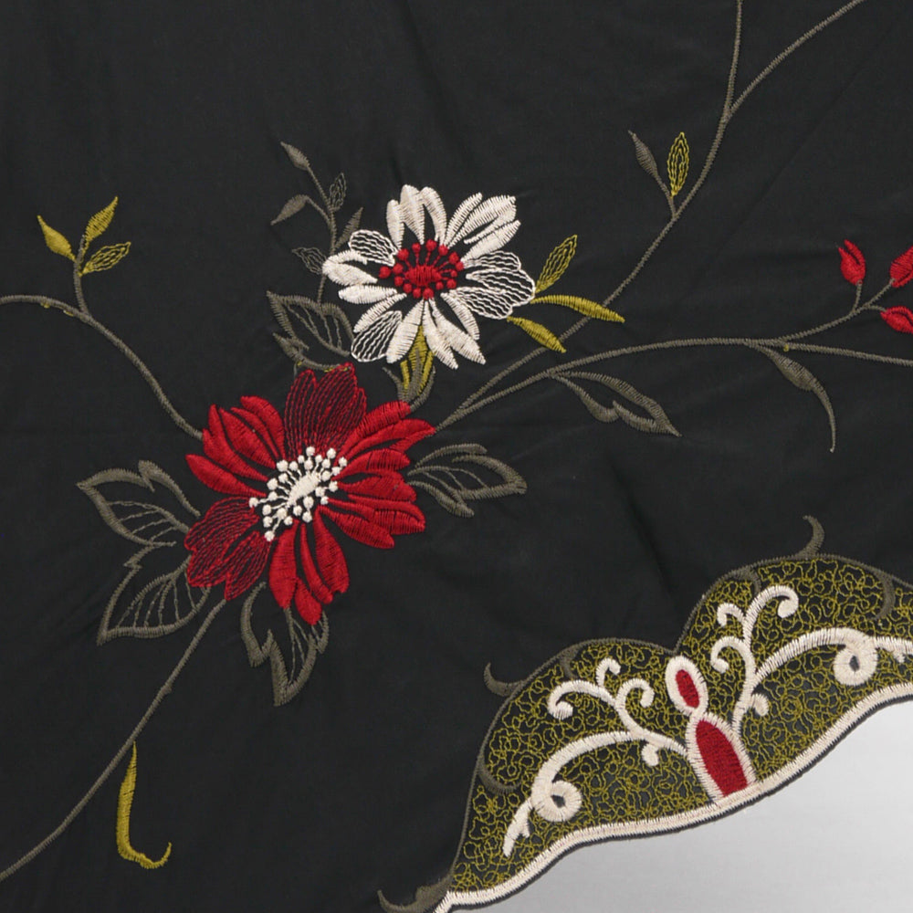 花鳥刺繍晴雨兼用 ミニ折りたたみ日傘