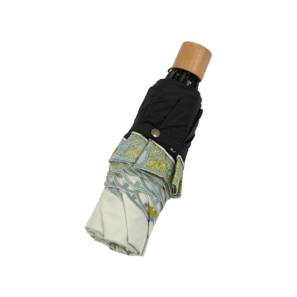 花鳥刺繍晴雨兼用 ミニ折りたたみ日傘