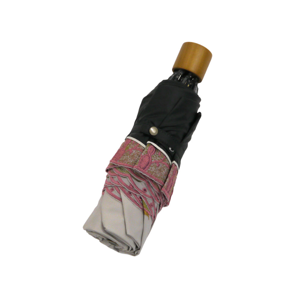 花鳥刺繍晴雨兼用 ミニ折りたたみ日傘