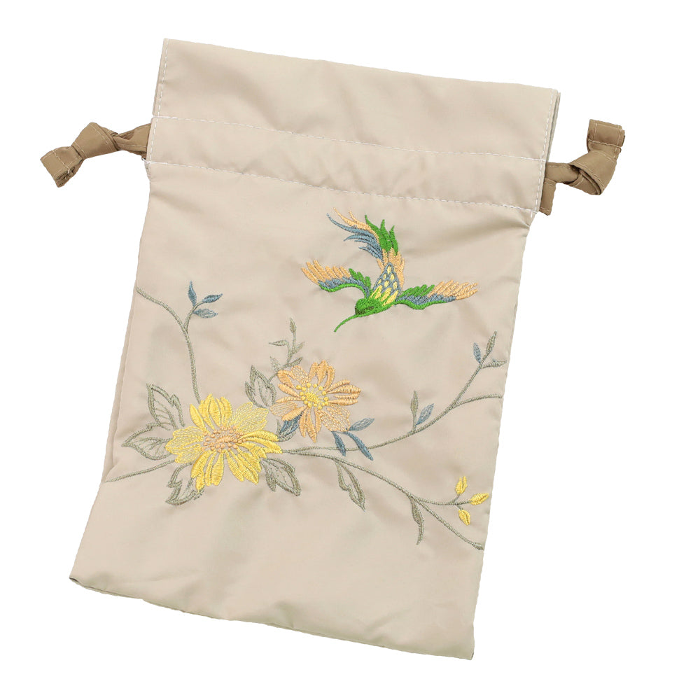 花鳥刺繍晴雨兼用 ミニ折りたたみ日傘
