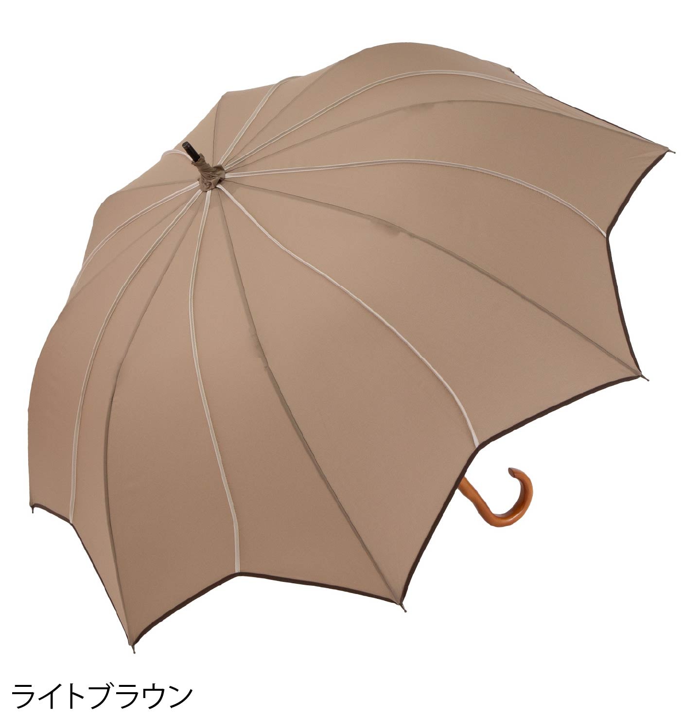 フラワースタイル大判 ジャンプ 深張りアンブレラ