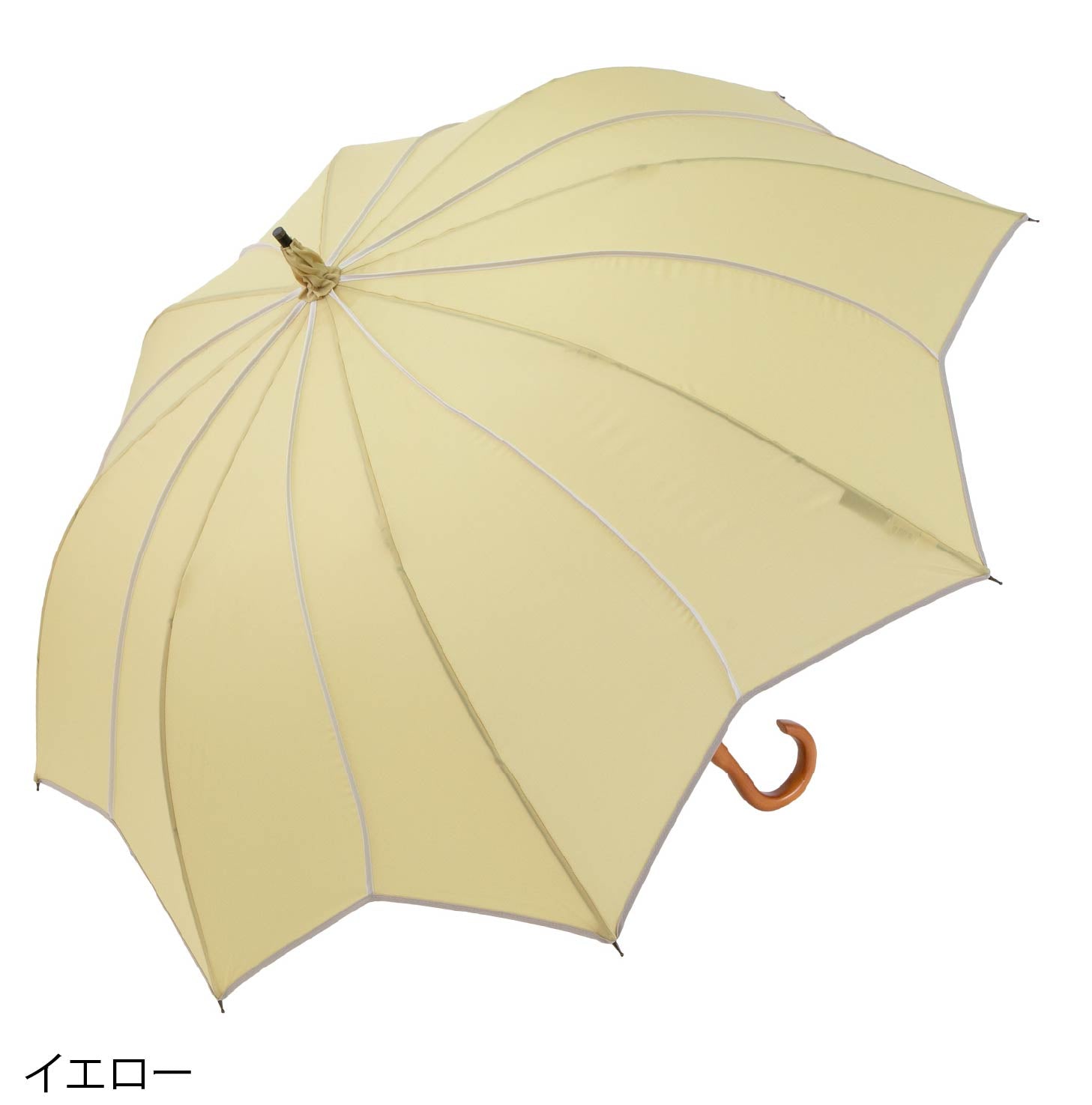 フラワースタイル大判 ジャンプ 深張りアンブレラ