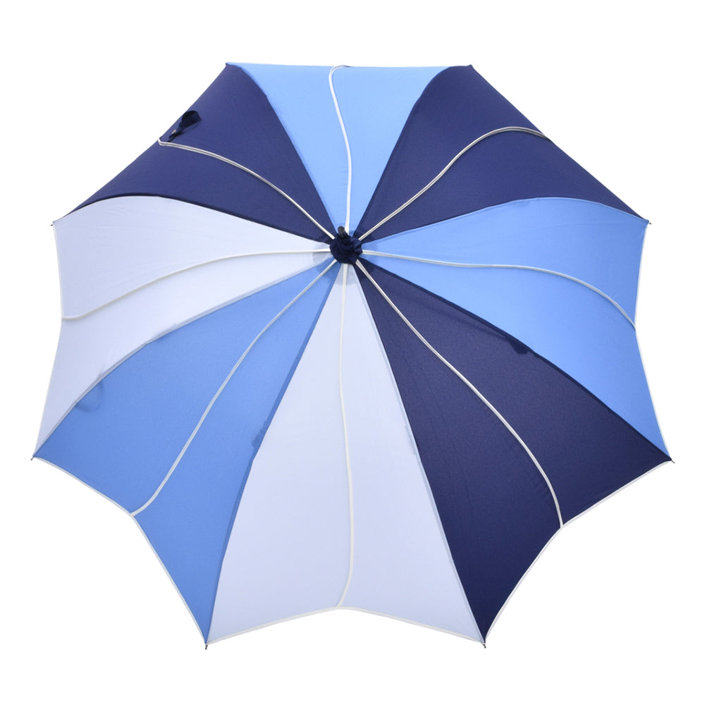 フラワースタイル大判 ジャンプ 深張りアンブレラ