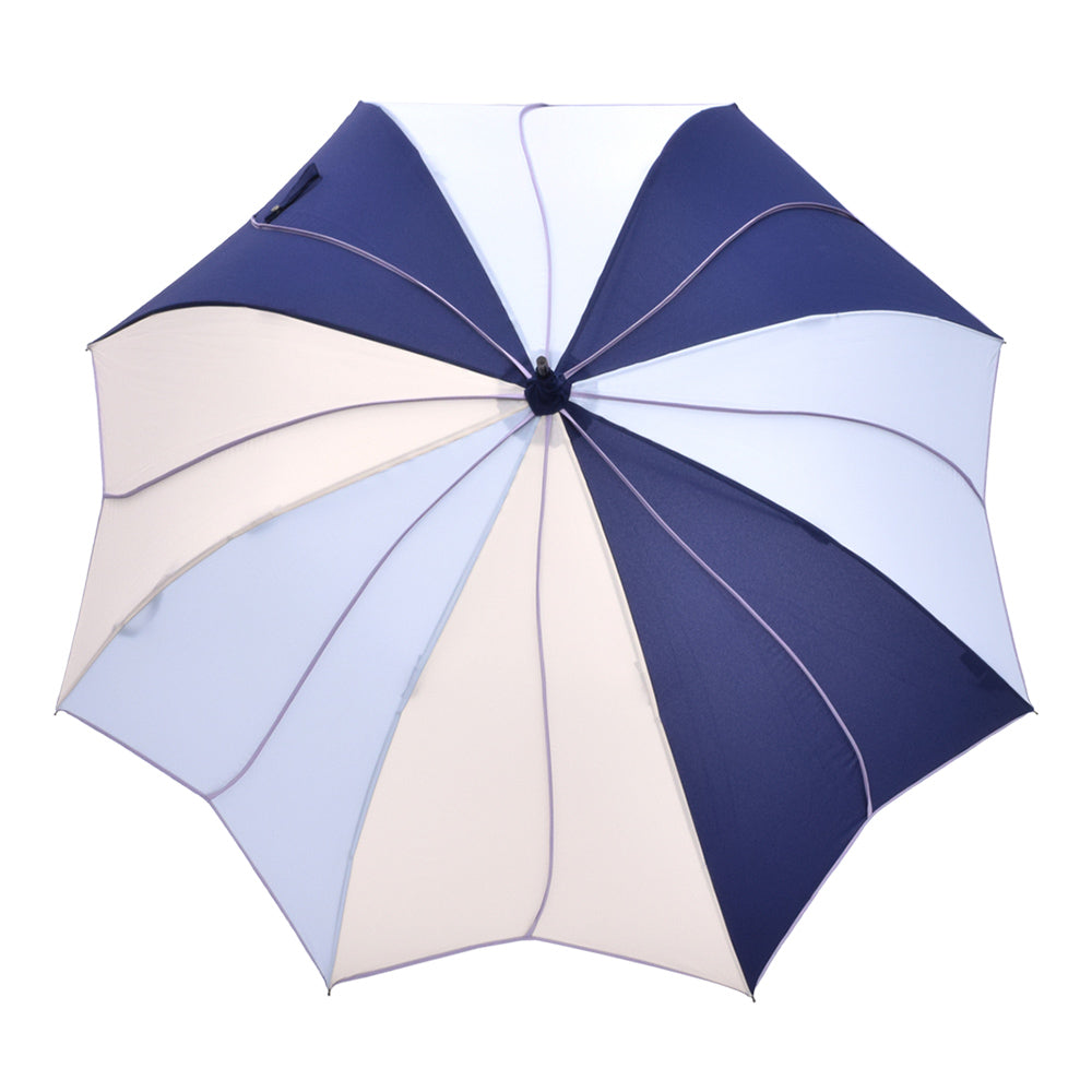 フラワースタイル大判 ジャンプ 深張りアンブレラ