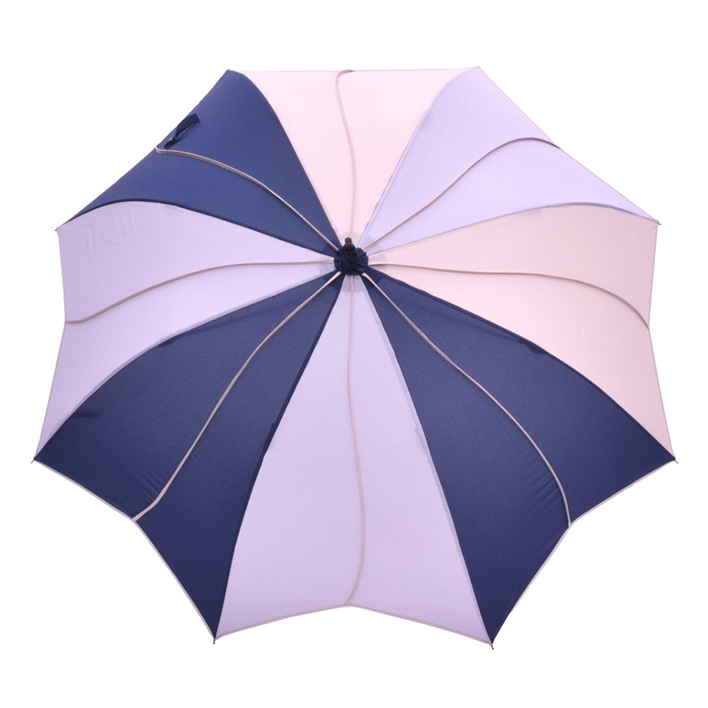 フラワースタイル大判 ジャンプ 深張りアンブレラ