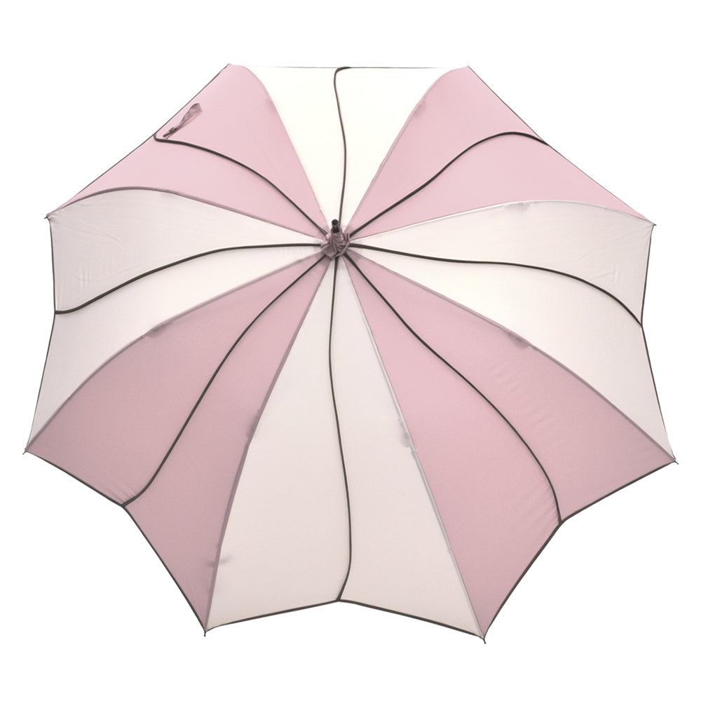 フラワースタイル大判 ジャンプ 深張りアンブレラ