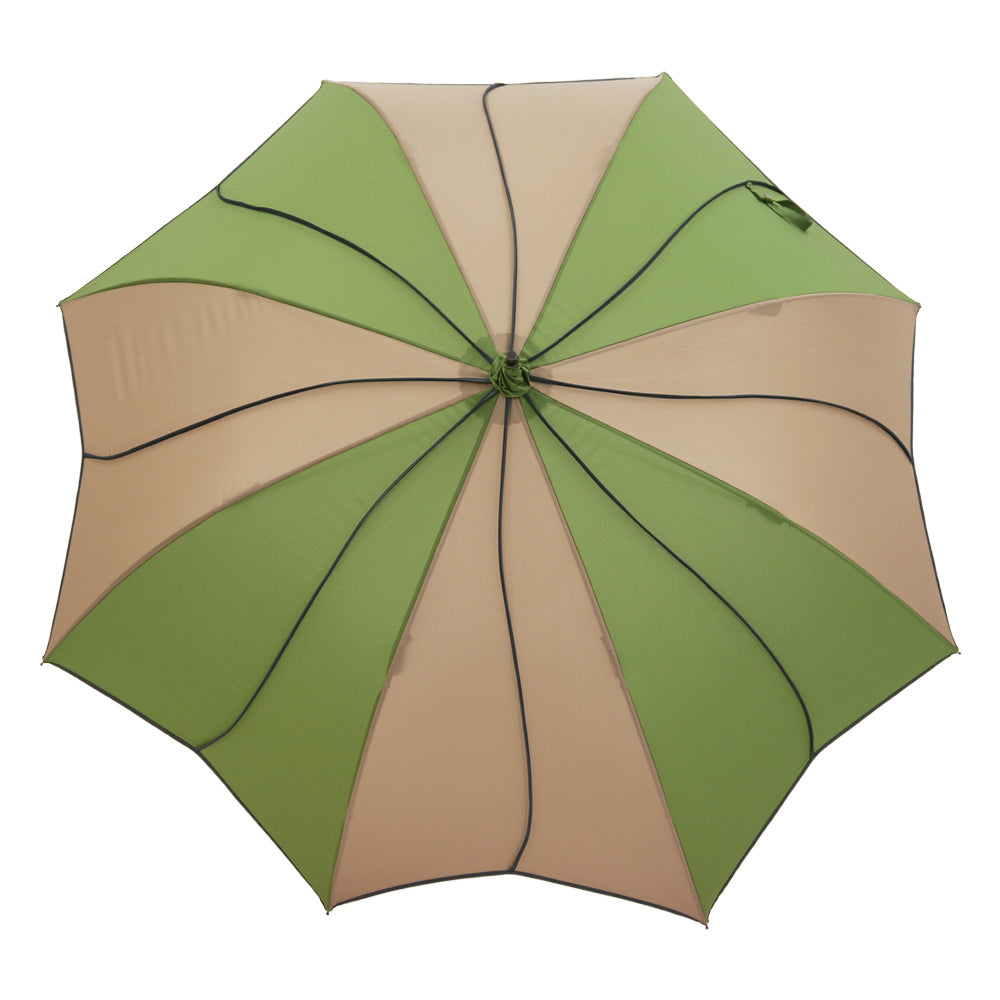 フラワースタイル大判 ジャンプ 深張りアンブレラ