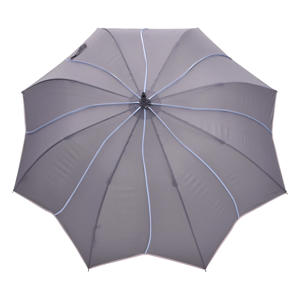 フラワースタイル大判 ジャンプ 深張りアンブレラ