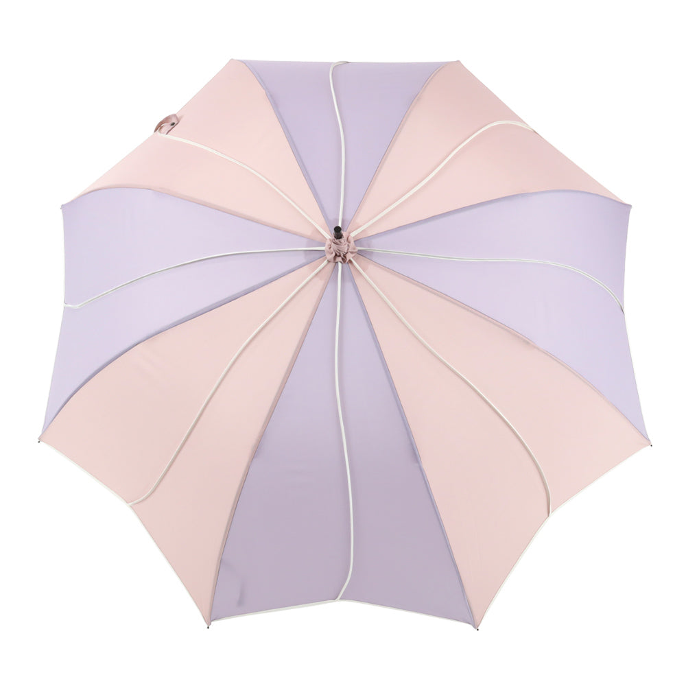 フラワースタイル大判 ジャンプ 深張りアンブレラ