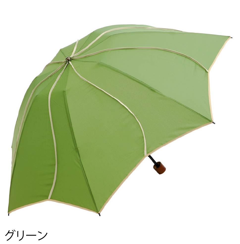 パイピング フラワースタイル 折りたたみアンブレラ