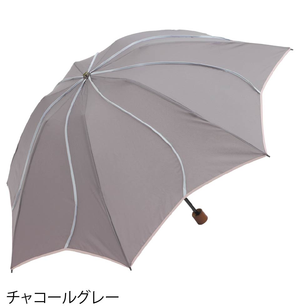 パイピング フラワースタイル 折りたたみアンブレラ