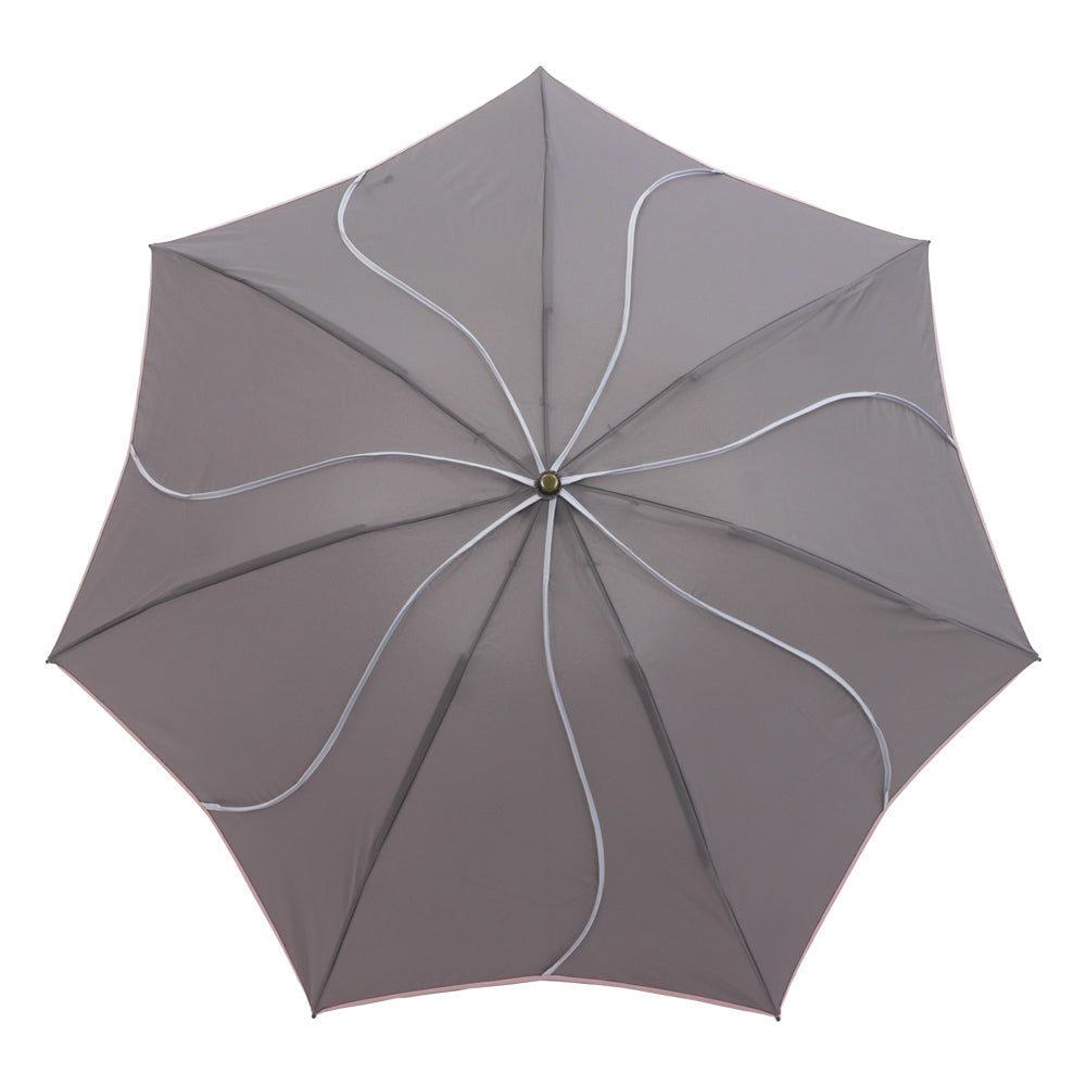 パイピング フラワースタイル 折りたたみアンブレラ