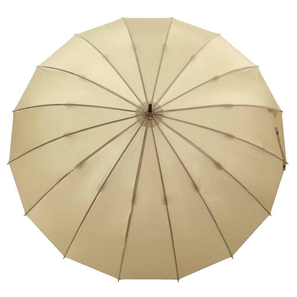 スタイリッシュメンズ 寒竹手元×16本骨 長雨傘