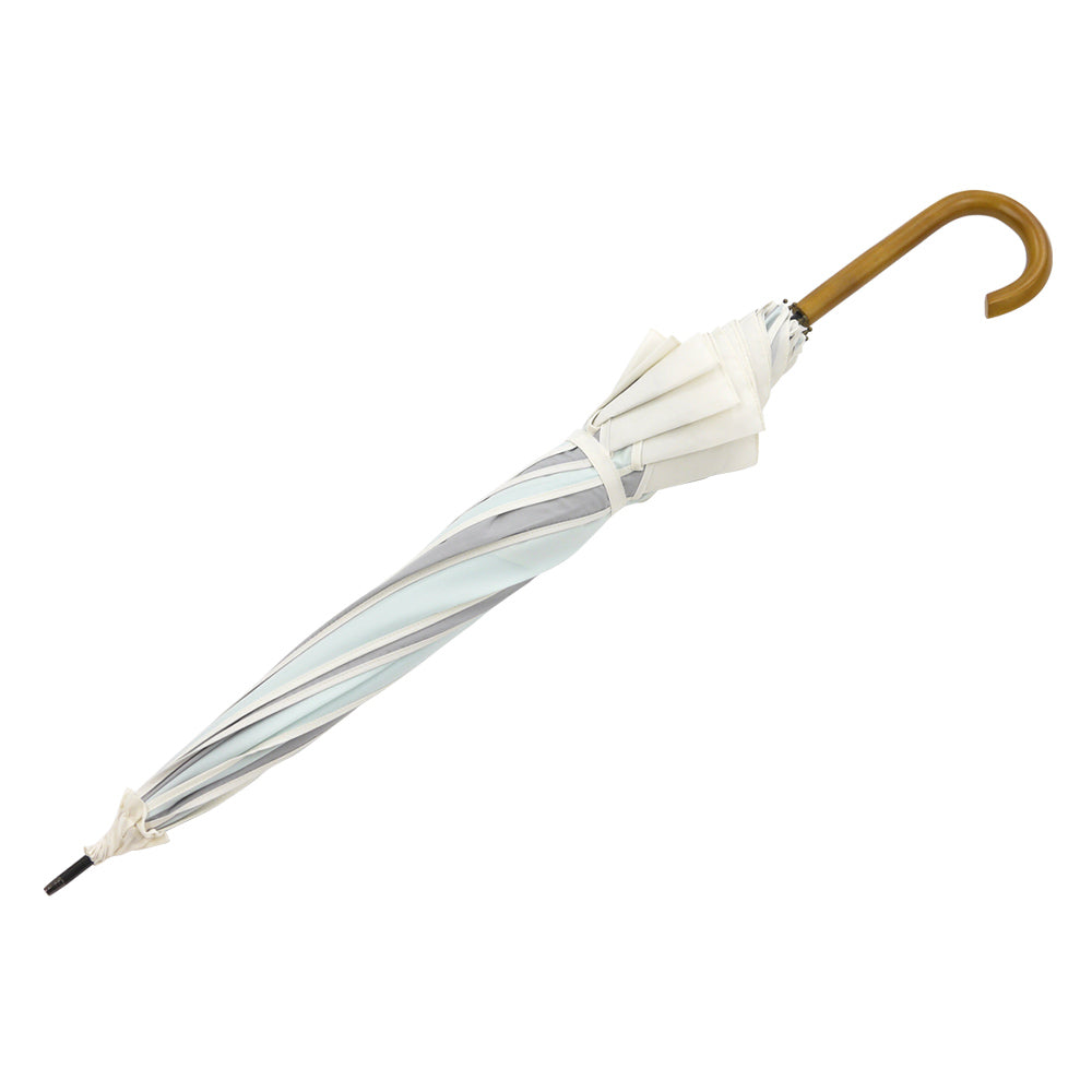 推しカラー トリコパイピングかわず張り晴雨兼用長日傘