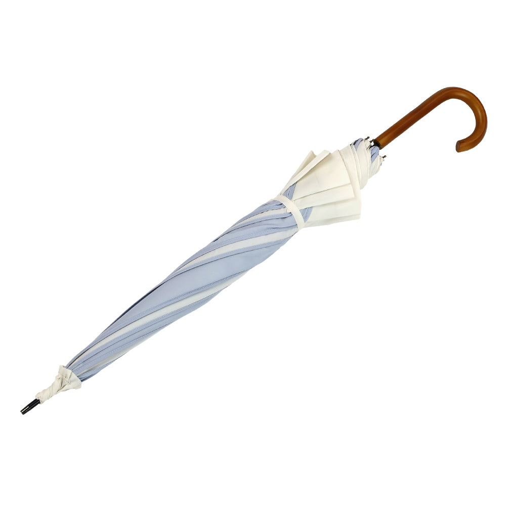 推しカラー トリコパイピングかわず張り晴雨兼用長日傘