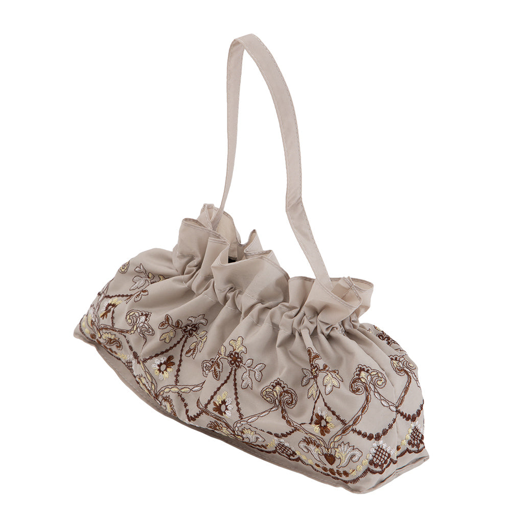 マーブル刺繍晴雨兼用 ミニ折りたたみ日傘