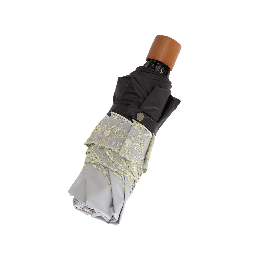 マーブル刺繍晴雨兼用 ミニ折りたたみ日傘