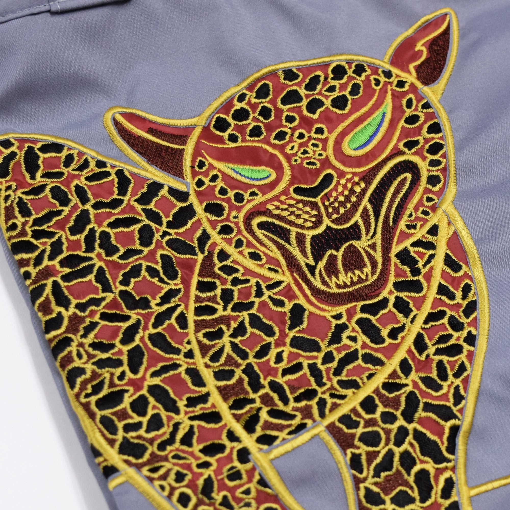 キーヤン ジャガーカットワーク刺繍 防水・撥水トートバッグ