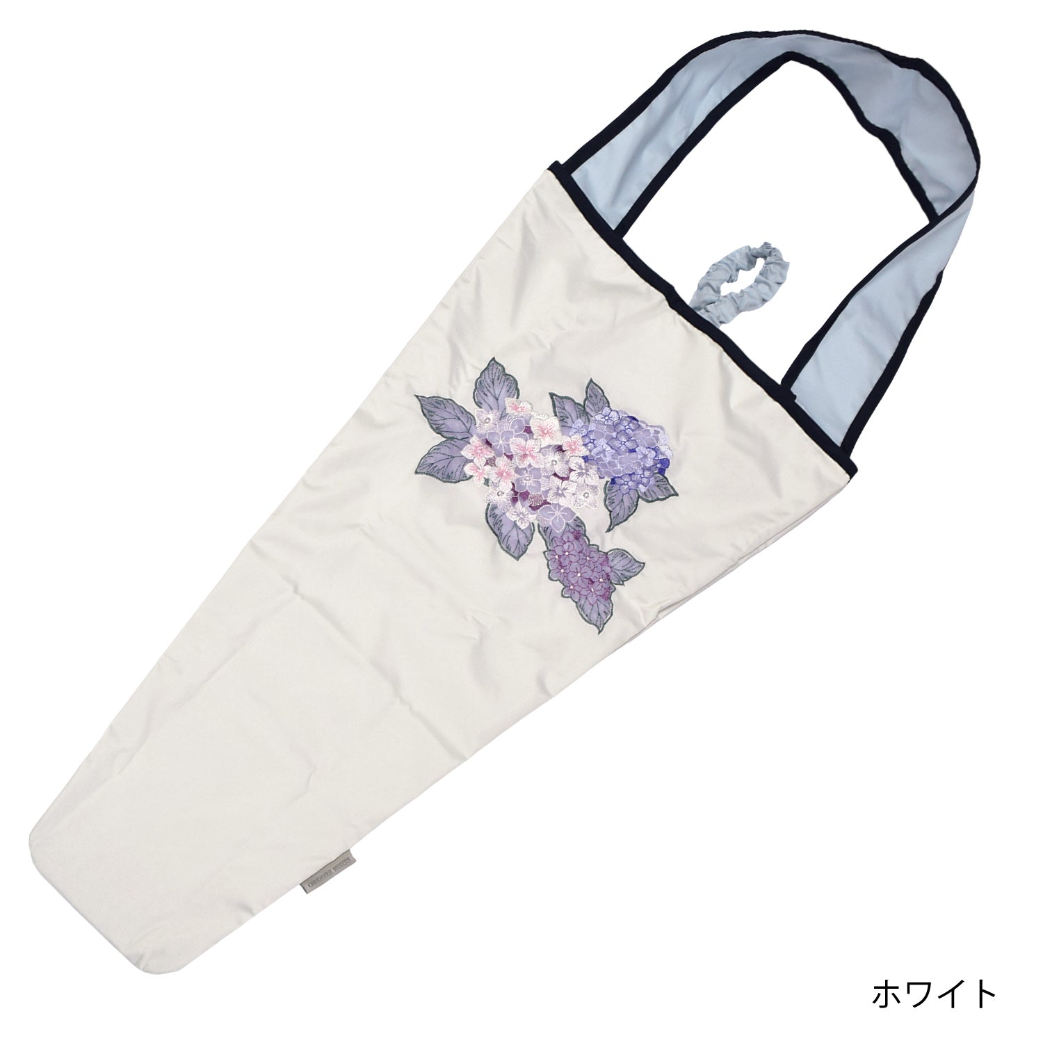防撥水フラワートートバッグ 紫陽花